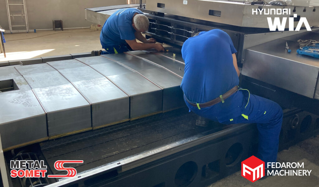 Instalare centru orizontal de prelucrare Hyundai-WIA KBN135 — imaginea 8